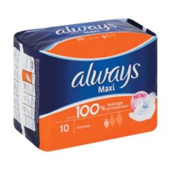 Always Maxi Pads 10'S