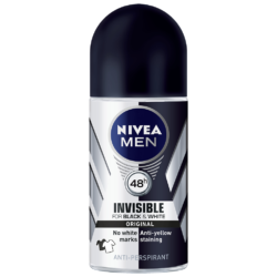 Nivea Invisible Black/White Men Roll On 50ml