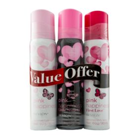 Pink Happiness Deodorant 3 Pack 90ml