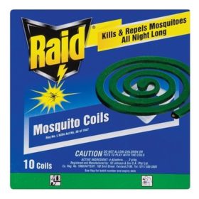 Raid Mosquito Coils 10 Pack