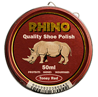 Rhino Shoe Polish Red 50g
