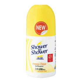 Shower To Shower Happy Days Roll On 50ml