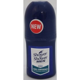 Shower To Shower Men Confident Roll On 50ml