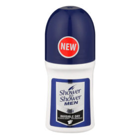 Shower To Shower Men Invisible Roll On 50ml