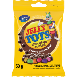 Jelly Tots Chocolate Coated 50g