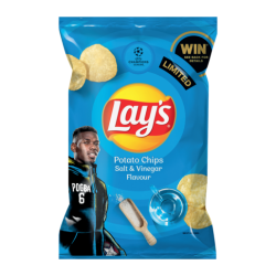 Lays Salt & Vinegar Potato Chips 120g