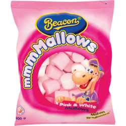 Beacon Mallows Pink And White 150g