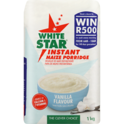 White Star Instant Maize Vanilla 1kg