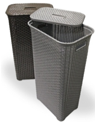 Formosa Rectangler Rattan Laundry Basket 65L