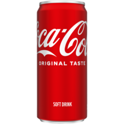 Coca-Cola Original Soft Drink Can 300ml