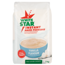 White Star Vanilla Instant Maize Porridge 2kg